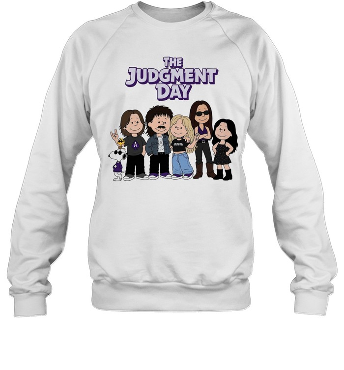 Peanuts Style The Judgment Day Character Cartoon Sweatshirt