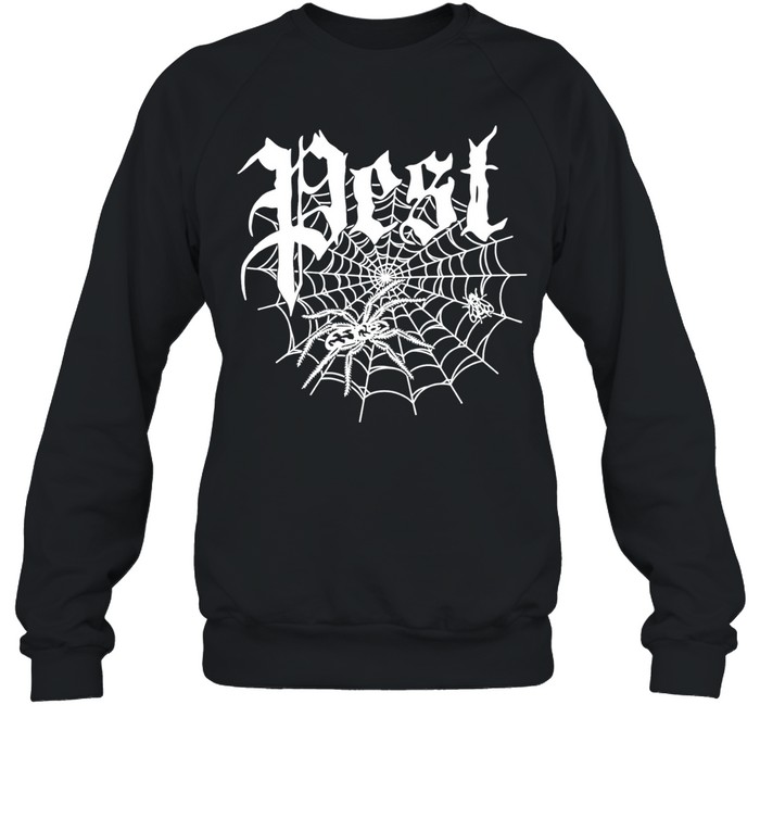 Pest Spider Web black metal gothic Sweatshirt