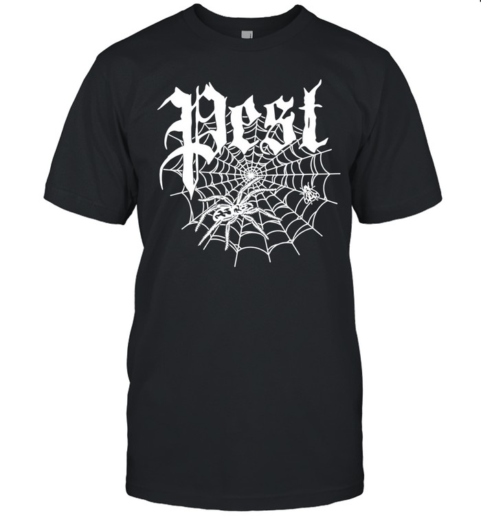 Pest Spider Web black metal gothic Unisex T-Shirt