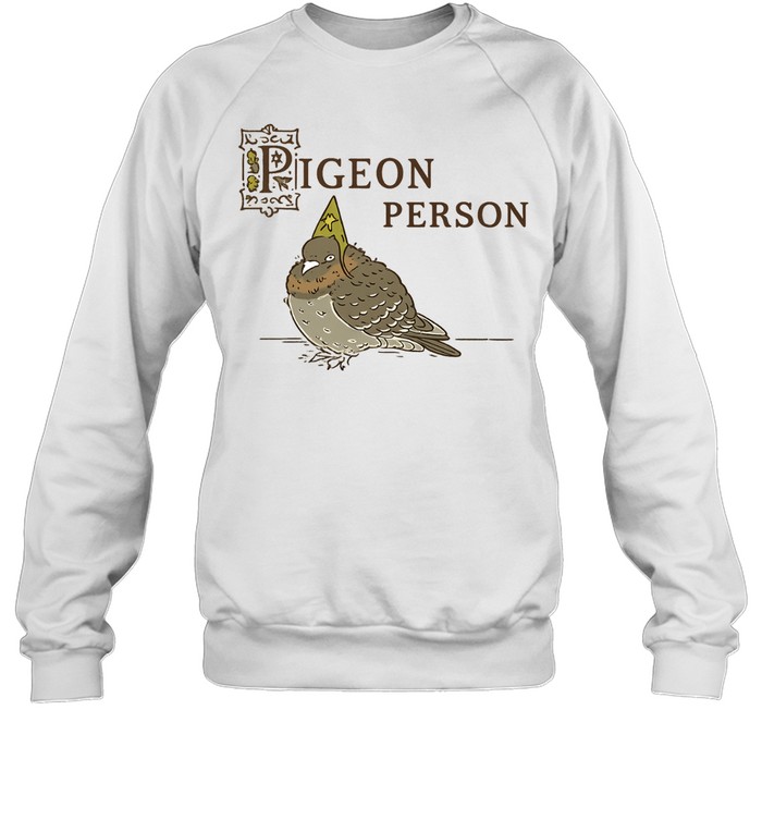 Pigeon Person Wizard Bird Sweatshirt