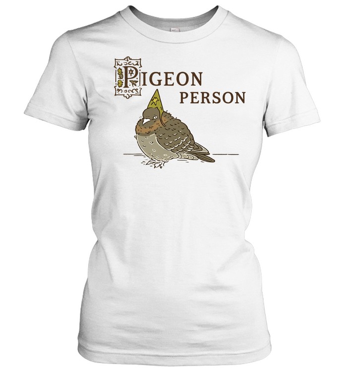 Pigeon Person Wizard Bird Women T-Shirt