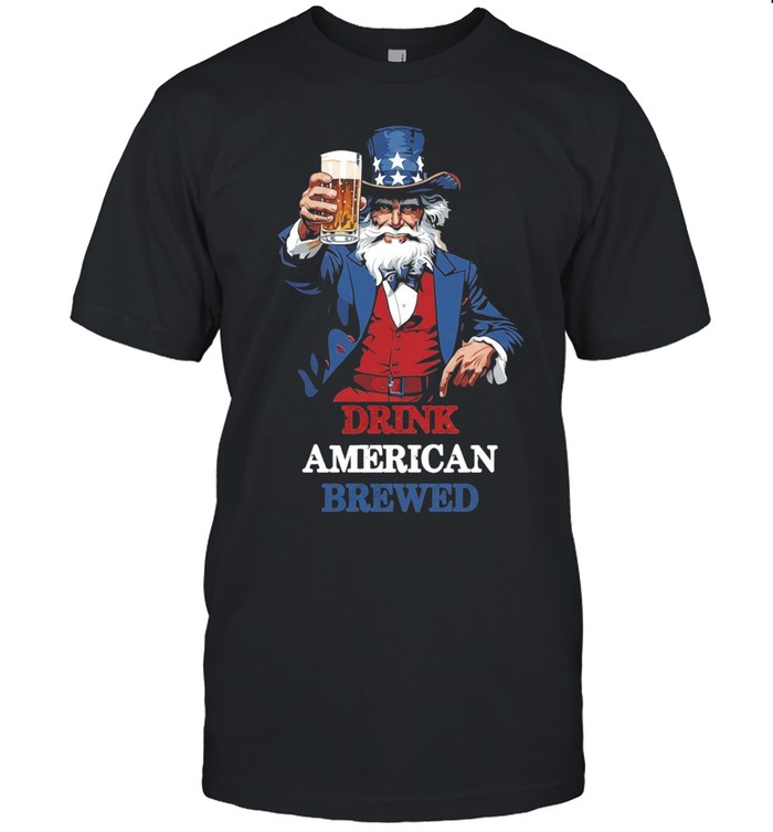PlanetBeerGear Drink American Brewed Uncle Sam Beer Unisex T-Shirt