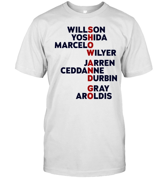 Players Willson Yoshida Marcelo Wilyer Jarren Ceddanne Durbin Gray Aroldis Unisex T-Shirt