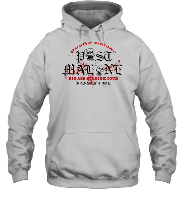 Post Malone Big Ass Stadium Tour Kansas City Death Snake Hoodie