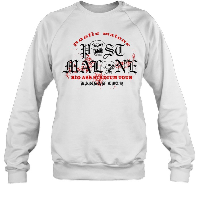 Post Malone Big Ass Stadium Tour Kansas City Death Snake Sweatshirt