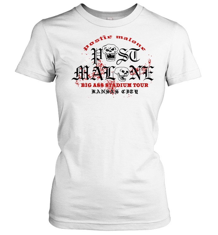 Post Malone Big Ass Stadium Tour Kansas City Death Snake Women T-Shirt