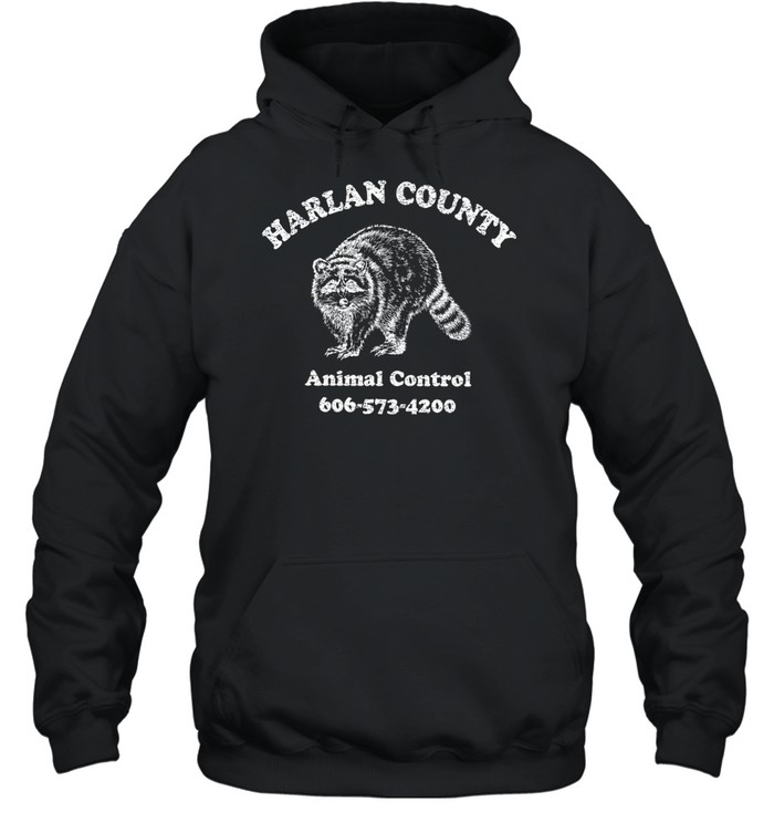 Raccoon the harlan county animal control Hoodie