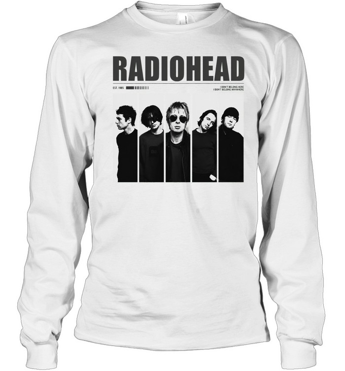 Radiohead Thom Yorke Jonny Greenwood Colin Greenwood Ed O Brien Phil Selway Long Sleeve Tee