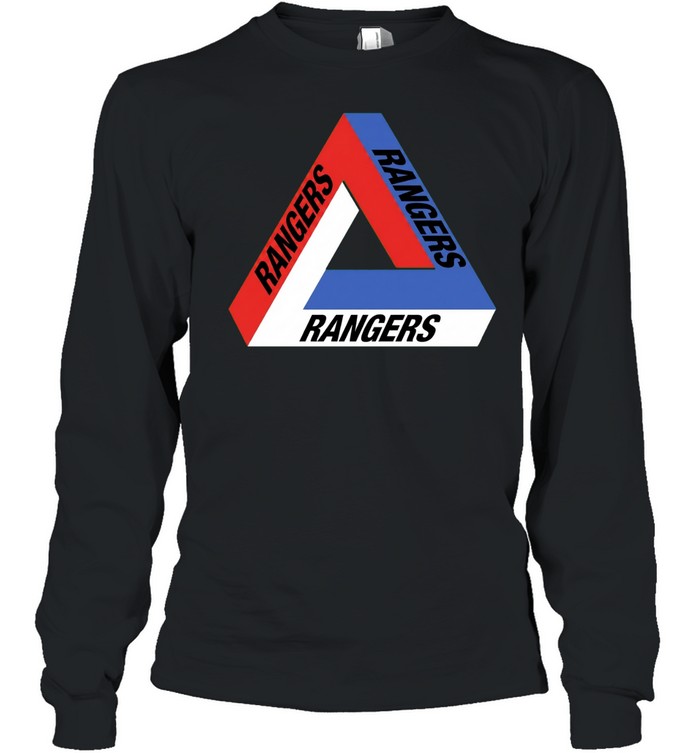 Rangers Impossible Triangle Hockey Long Sleeve Tee
