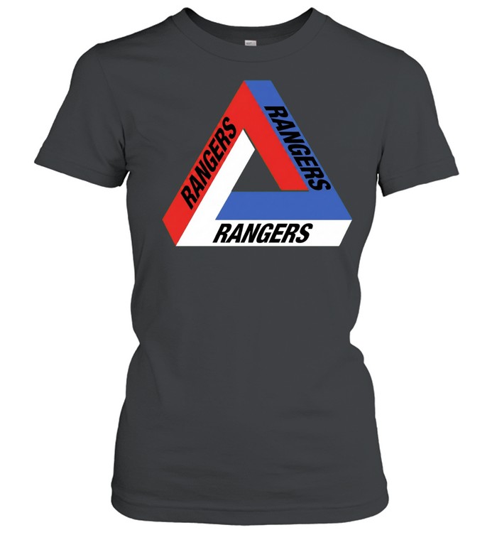 Rangers Impossible Triangle Hockey Women T-Shirt