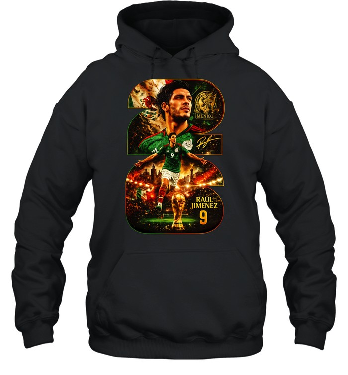Raul Jimenez Mexico National Team World Cup number 9 Hoodie