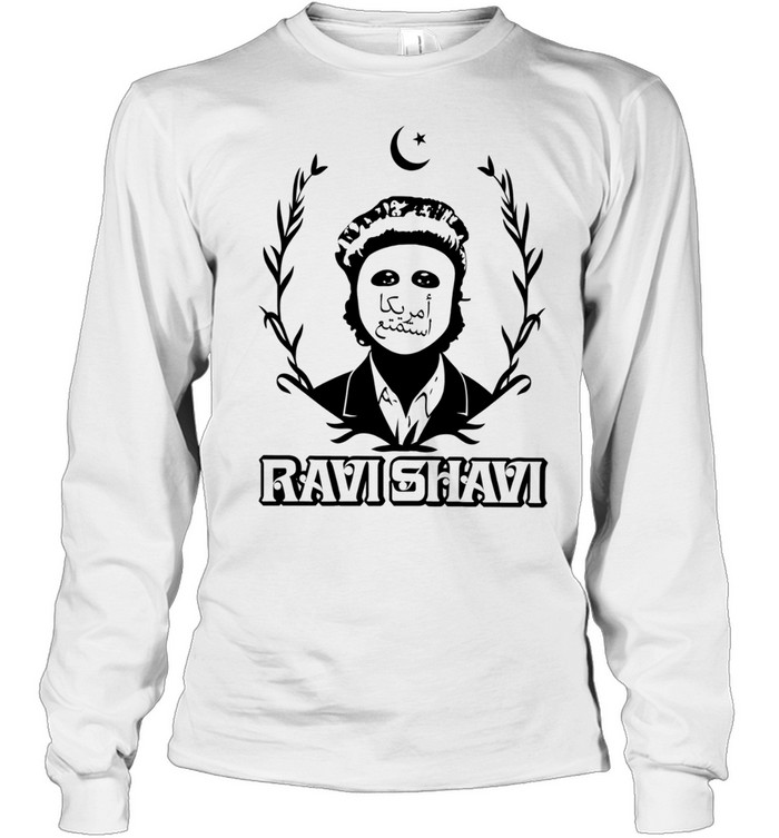 Ravi Shavi America Enjoy Bootleg Arabic Long Sleeve Tee