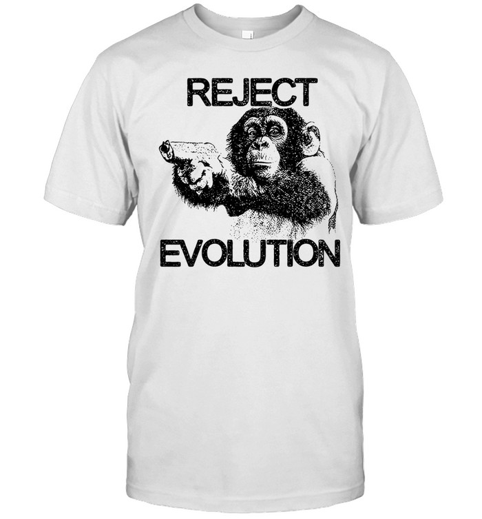 Reject evolution return to monke Unisex T-Shirt