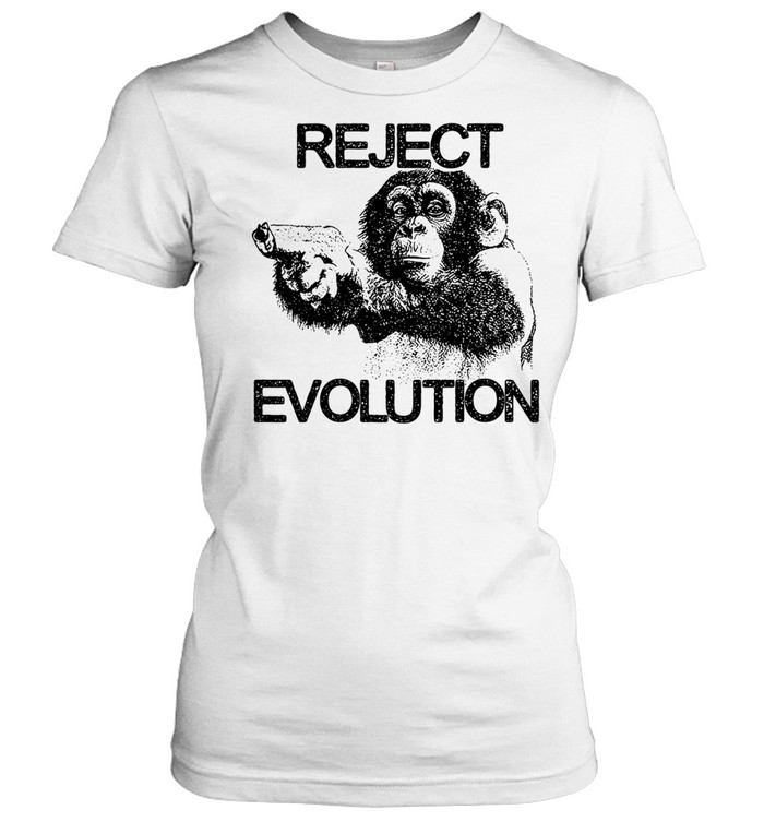 Reject evolution return to monke Women T-Shirt