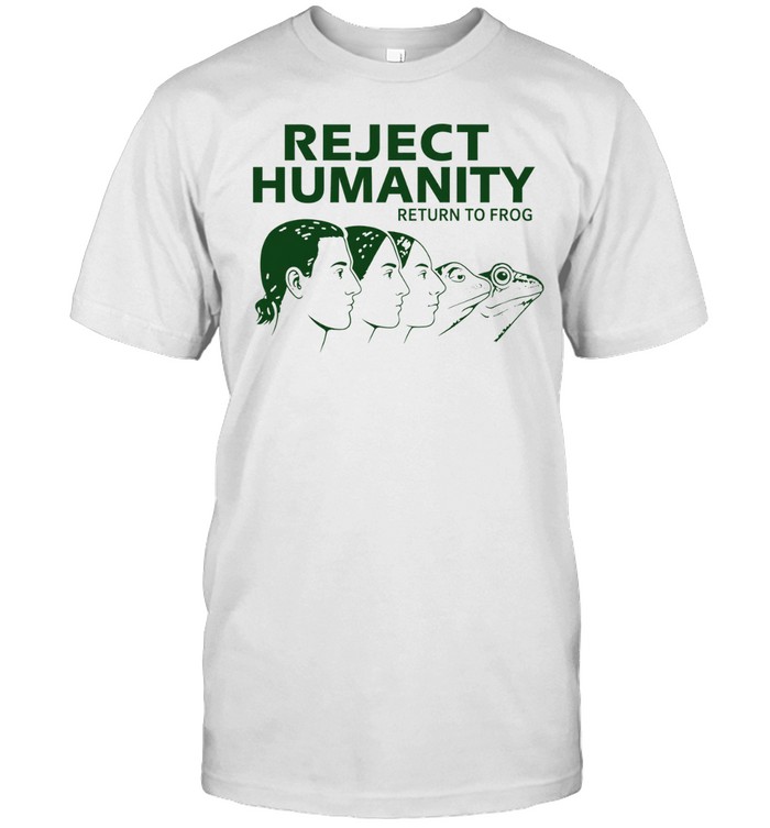 Reject Humanity Return to Frog evolution Unisex T-Shirt