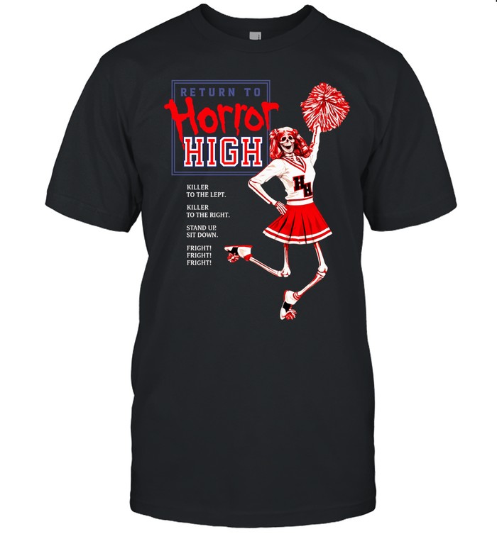 Return to Horror High Cheerleader Skeleton Unisex T-Shirt