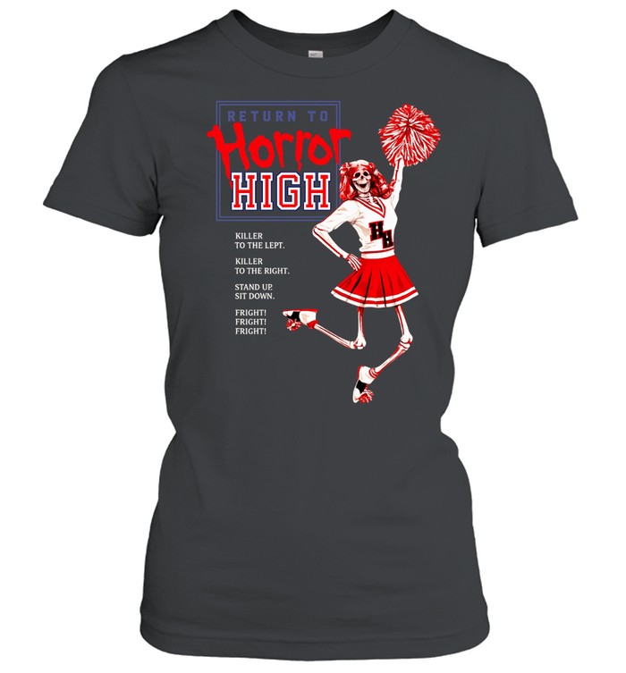 Return to Horror High Cheerleader Skeleton Women T-Shirt