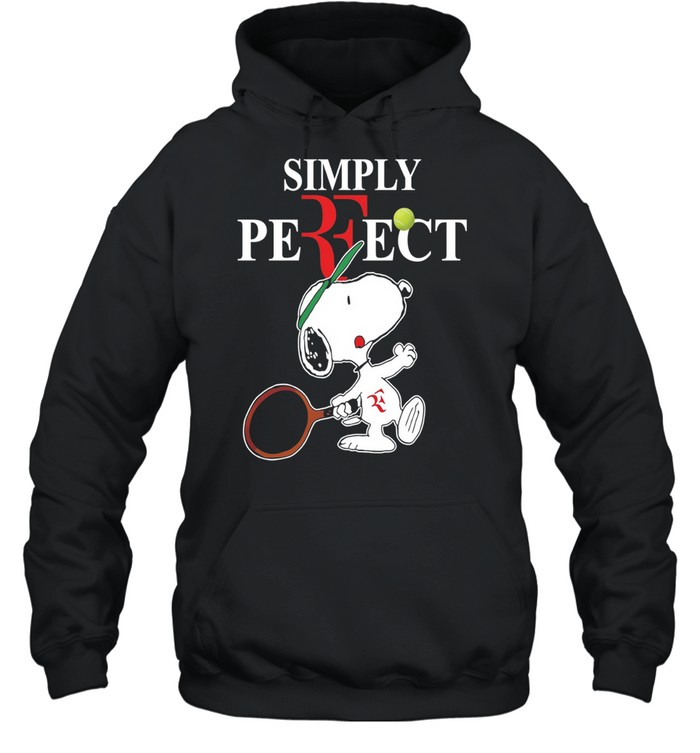 Roger Federer Snoopy Simply Perfect Hoodie