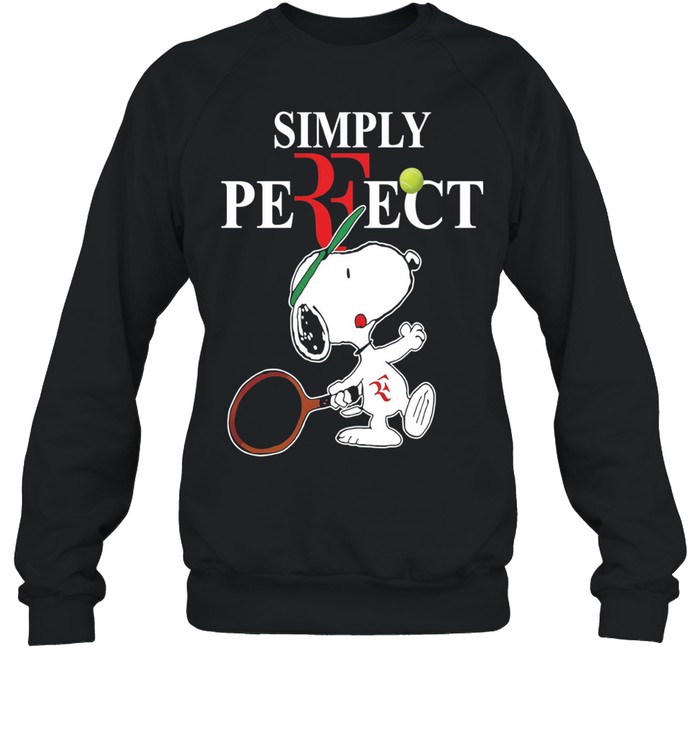 Roger Federer Snoopy Simply Perfect Sweatshirt