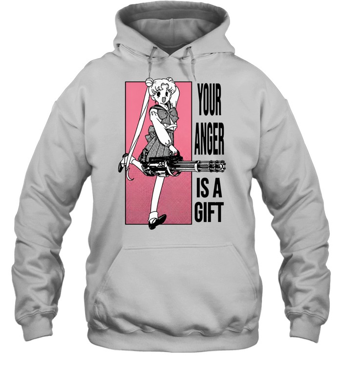 Sailor Moon minigun your anger is a gift Hoodie