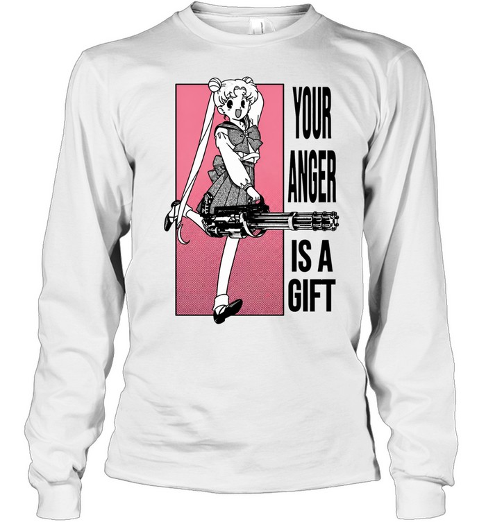 Sailor Moon minigun your anger is a gift Long Sleeve Tee
