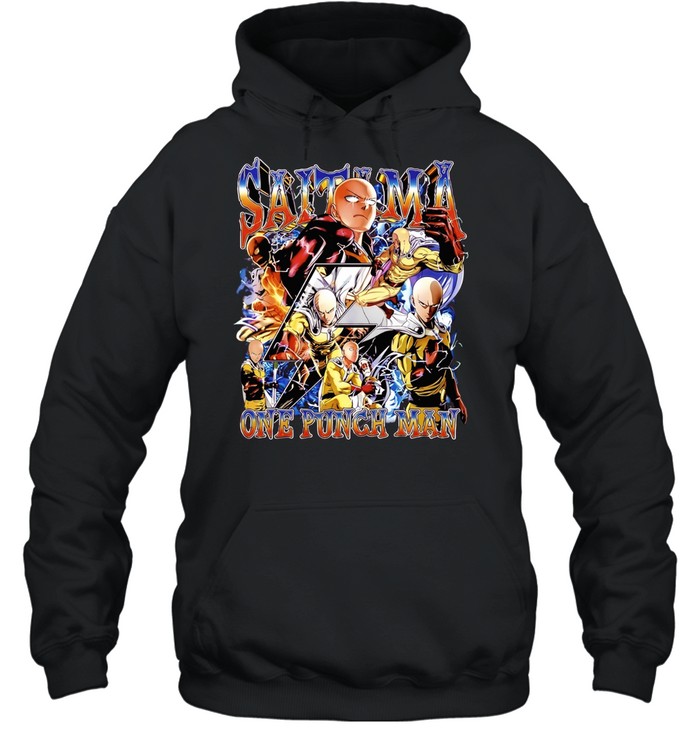 Saitama One Punch Man Anime Manga Superhero Hoodie