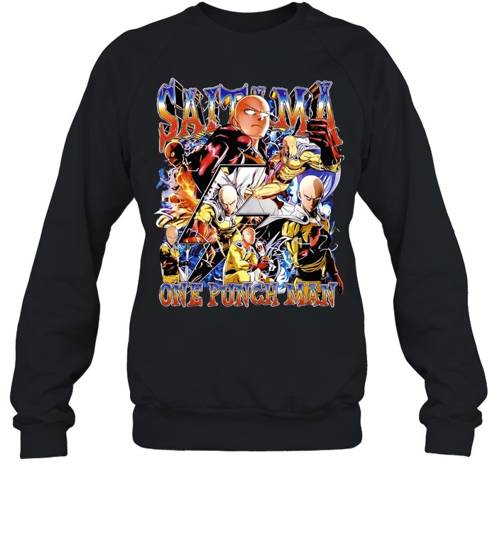 Saitama One Punch Man Anime Manga Superhero Sweatshirt