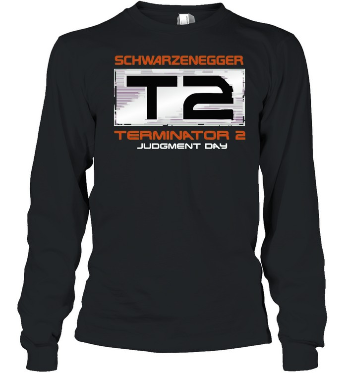 Schwarzenegger T2 Terminator 2 Judgment Day Long Sleeve Tee