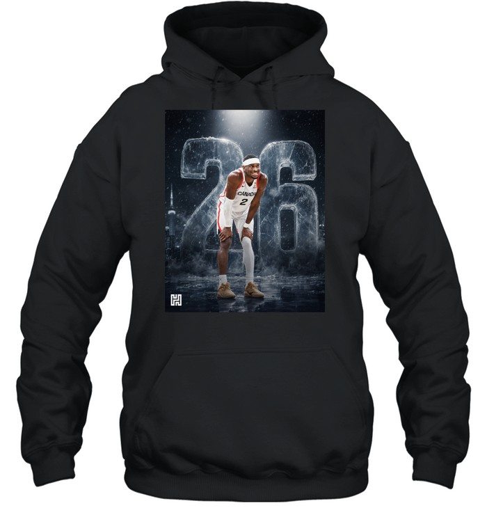 Shai Gilgeous-Alexander Canada Basketball No 2 Hoodie