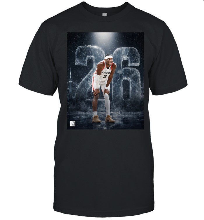 Shai Gilgeous-Alexander Canada Basketball No 2 Unisex T-Shirt