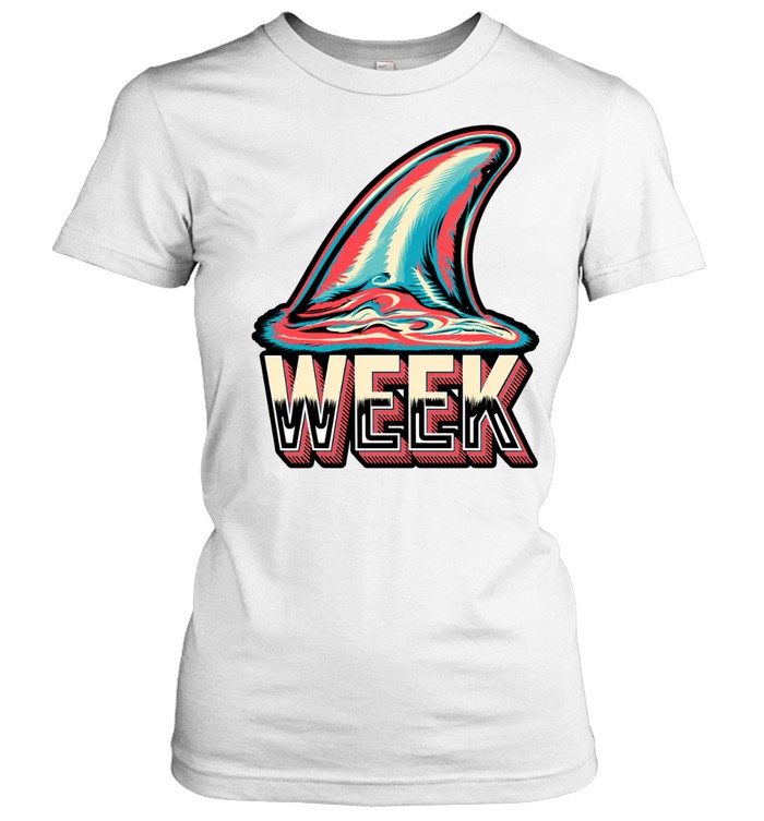 Shark fin week vintage Women T-Shirt