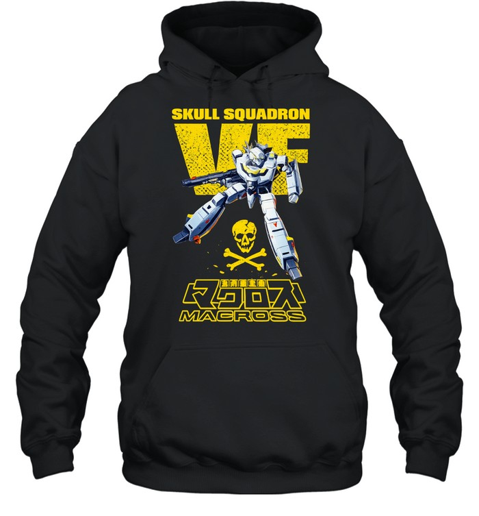 Skull Squadron VF Macross VF-1 Valkyrie Hoodie