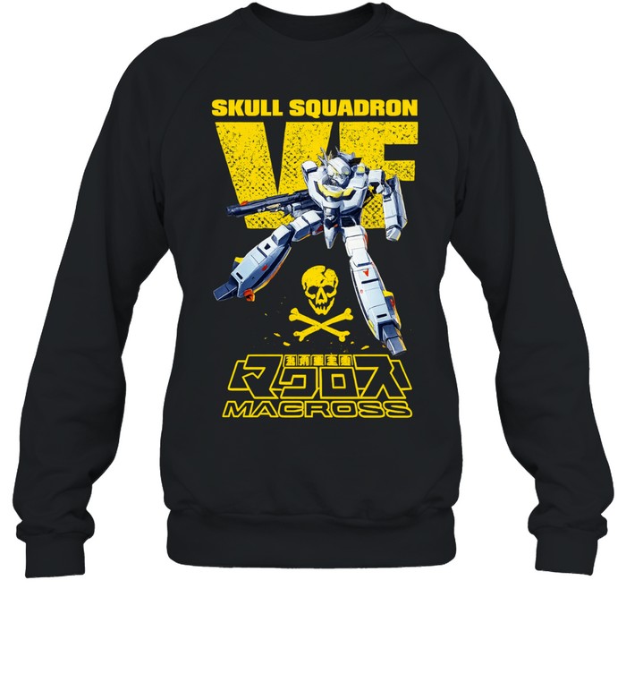 Skull Squadron VF Macross VF-1 Valkyrie Sweatshirt