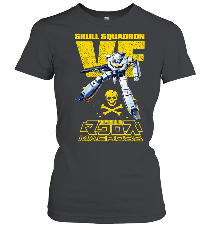Skull Squadron VF Macross VF-1 Valkyrie Women T-Shirt