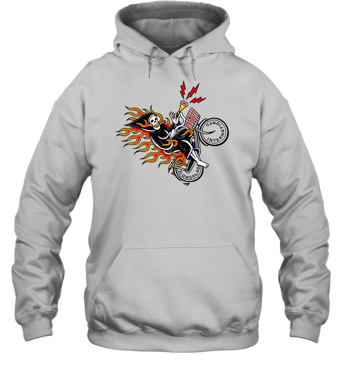Slowsquad International Grim Reaper on Motorcycle Hoodie