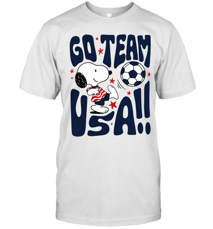 Snoopy Go Team USA Soccer Peanuts sports Unisex T-Shirt