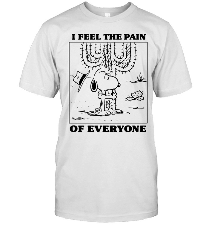 Snoopy I feel the pain of everyone Unisex T-Shirt
