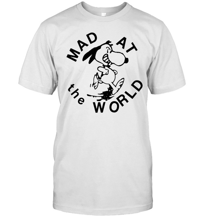 Snoopy Mad At the World Unisex T-Shirt