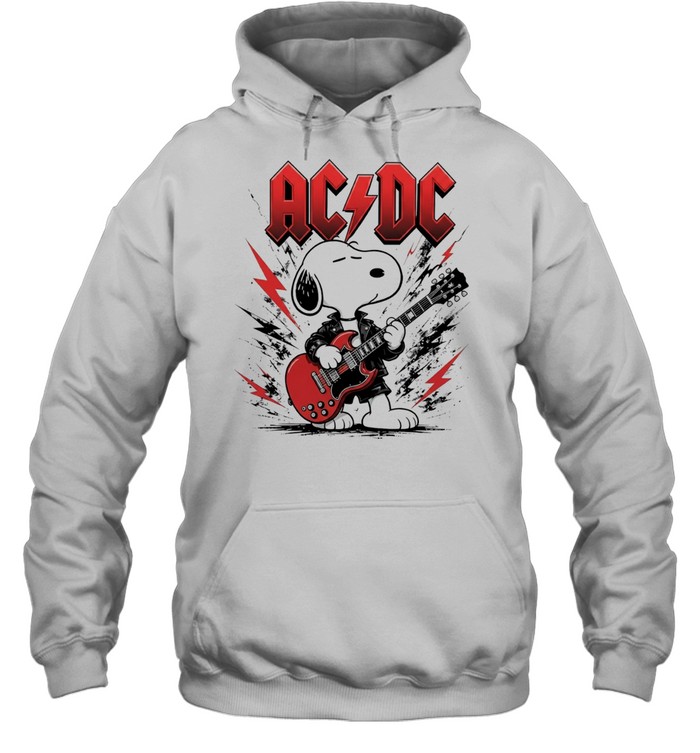 Snoopy playing electric guitar Hoodie