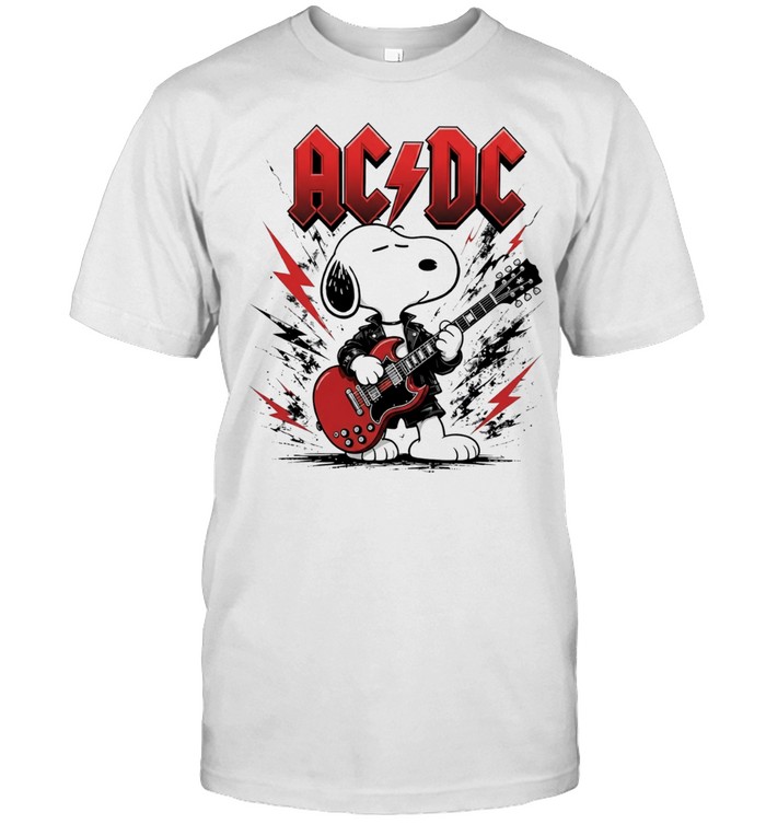 Snoopy playing electric guitar Unisex T-Shirt