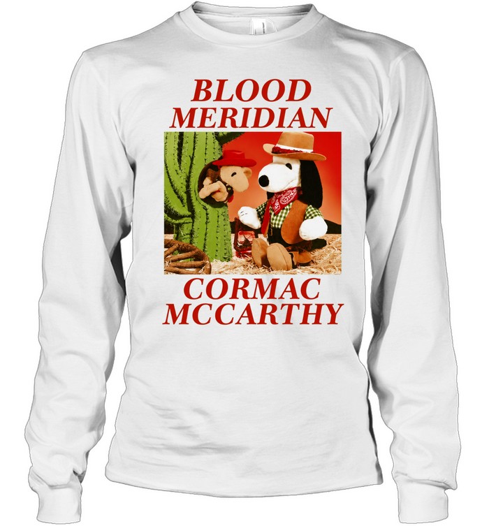 Snoopy Western Blood Meridian Cormac McCarthy Long Sleeve Tee