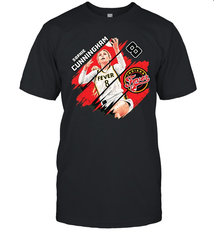 Sophie Cunningham number 8 Indiana Fever basketball Unisex T-Shirt