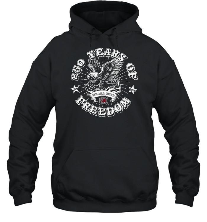 South Carolina Gamecocks 250 Years of Freedom 1776 2026 eagle American flag Hoodie