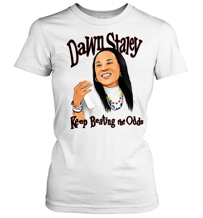 South Carolina Gamecocks coach DS keep beating the odds portrait Women T-Shirt