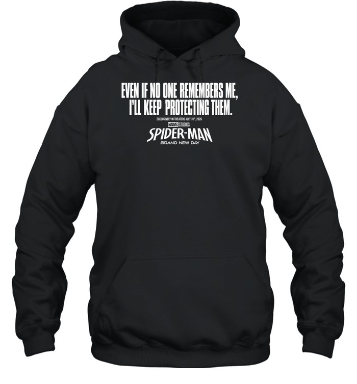 Spider-Man New Day Marvel Studios Movie Poster Hoodie