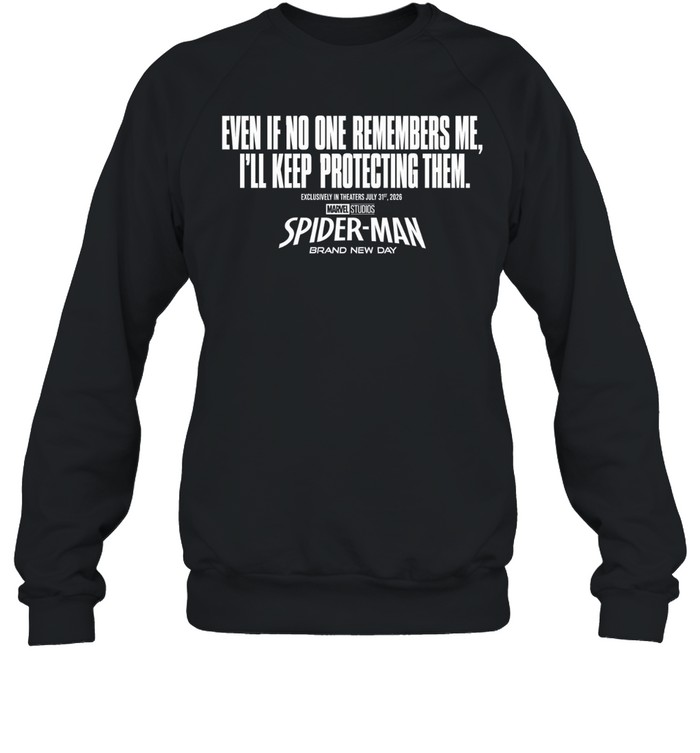 Spider-Man New Day Marvel Studios Movie Poster Sweatshirt