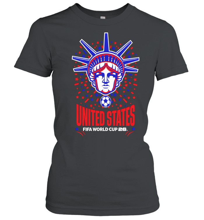 Statue of Liberty United States FIFA World Cup 26 soccer tournament event Women T-Shirt