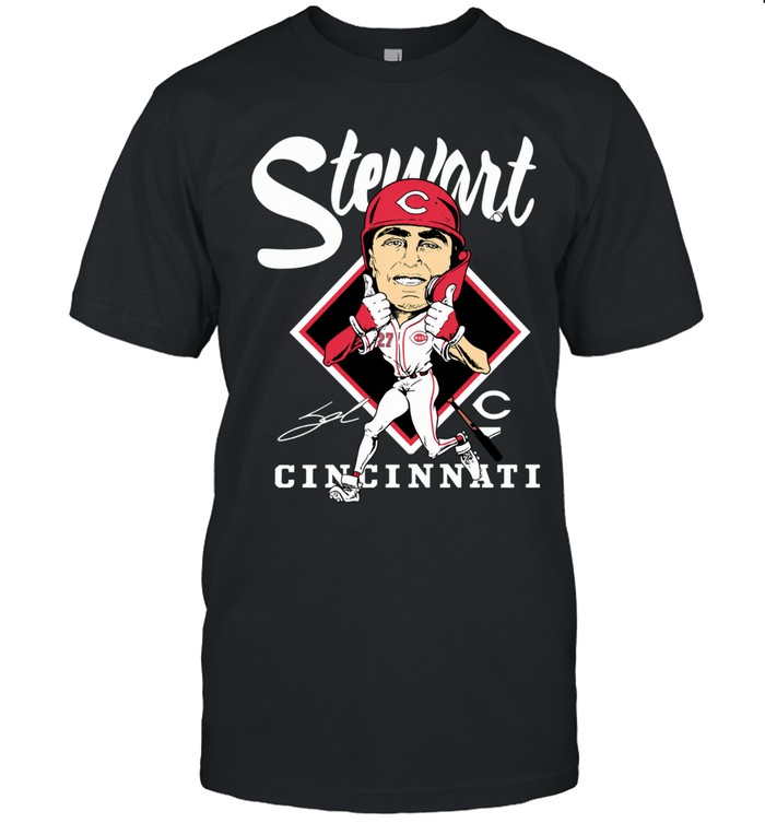 Stewart Cincinnati Reds 27 Signature baseball Unisex T-Shirt