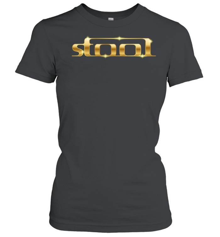 Stool gold logo typography minimalist Women T-Shirt