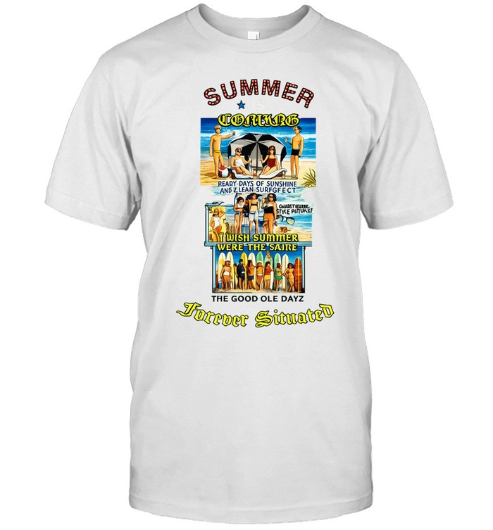 Summer is coming forever situated beach collage Unisex T-Shirt